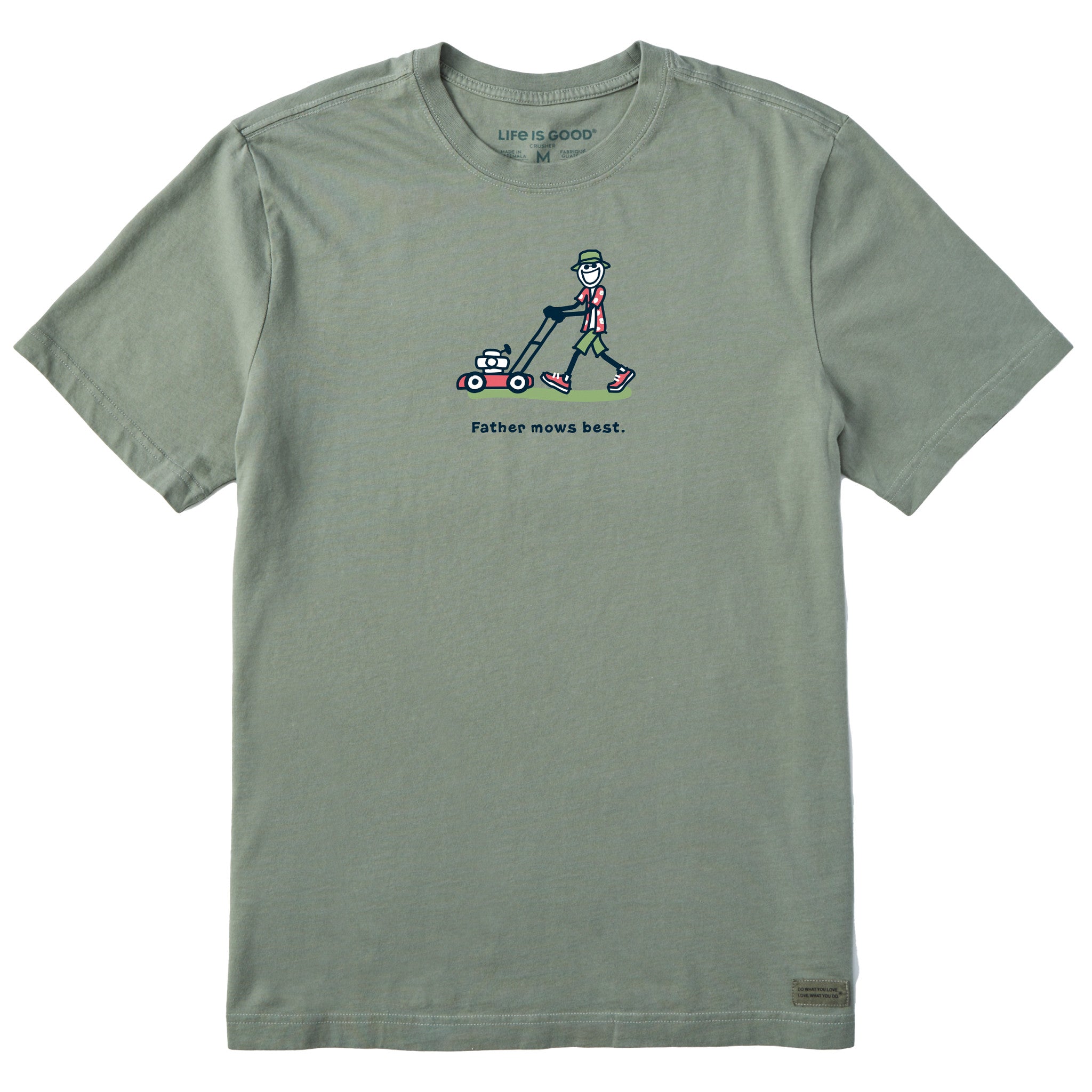 Men's Jake Father Mows Best Push Mower Short Sleeve Tee