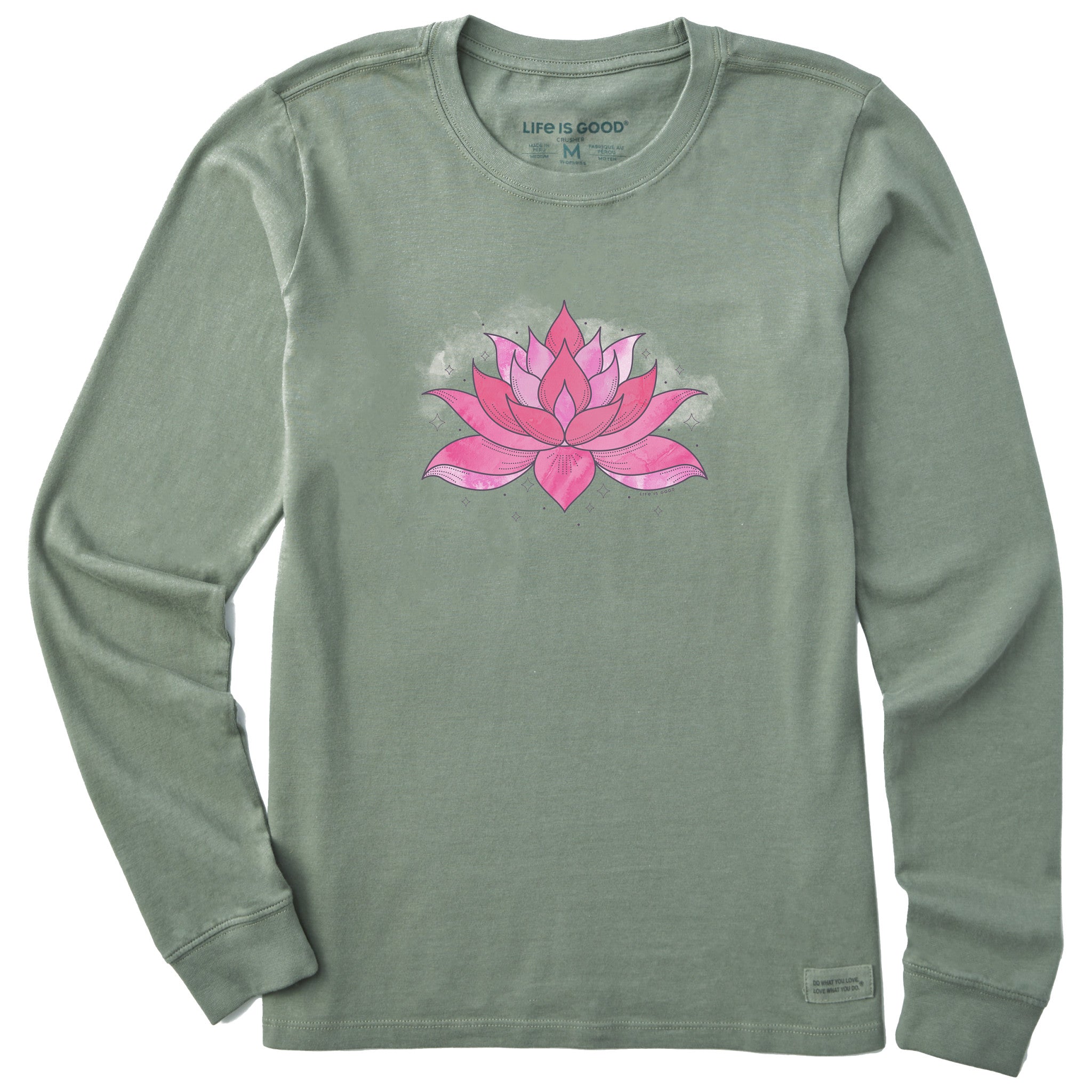 Women's Lotus Long Sleeve Crusher Tee