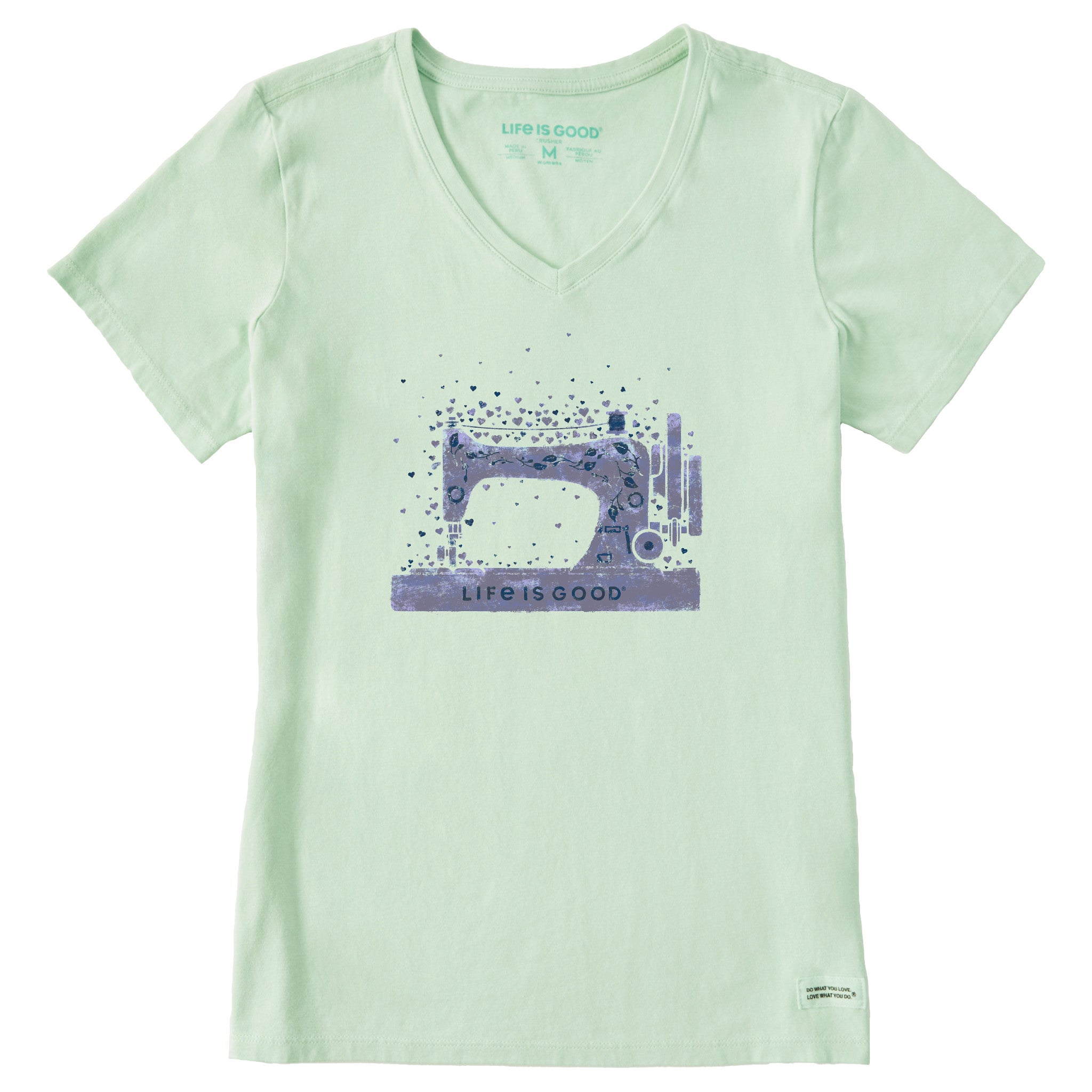 Women's Sew Much Love Short Sleeve Vee
