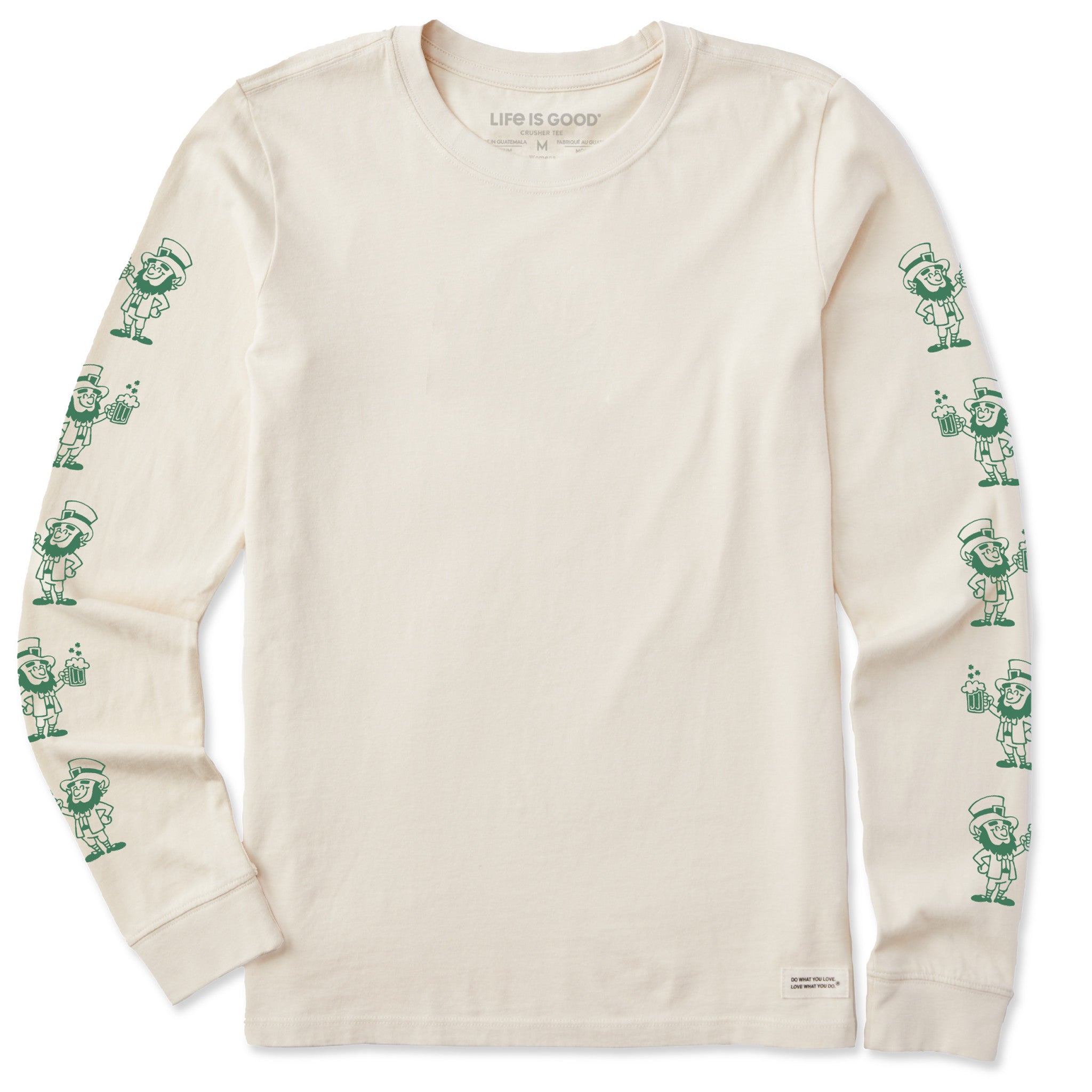 Women's Lucky Cheers Long Sleeve Crusher Tee
