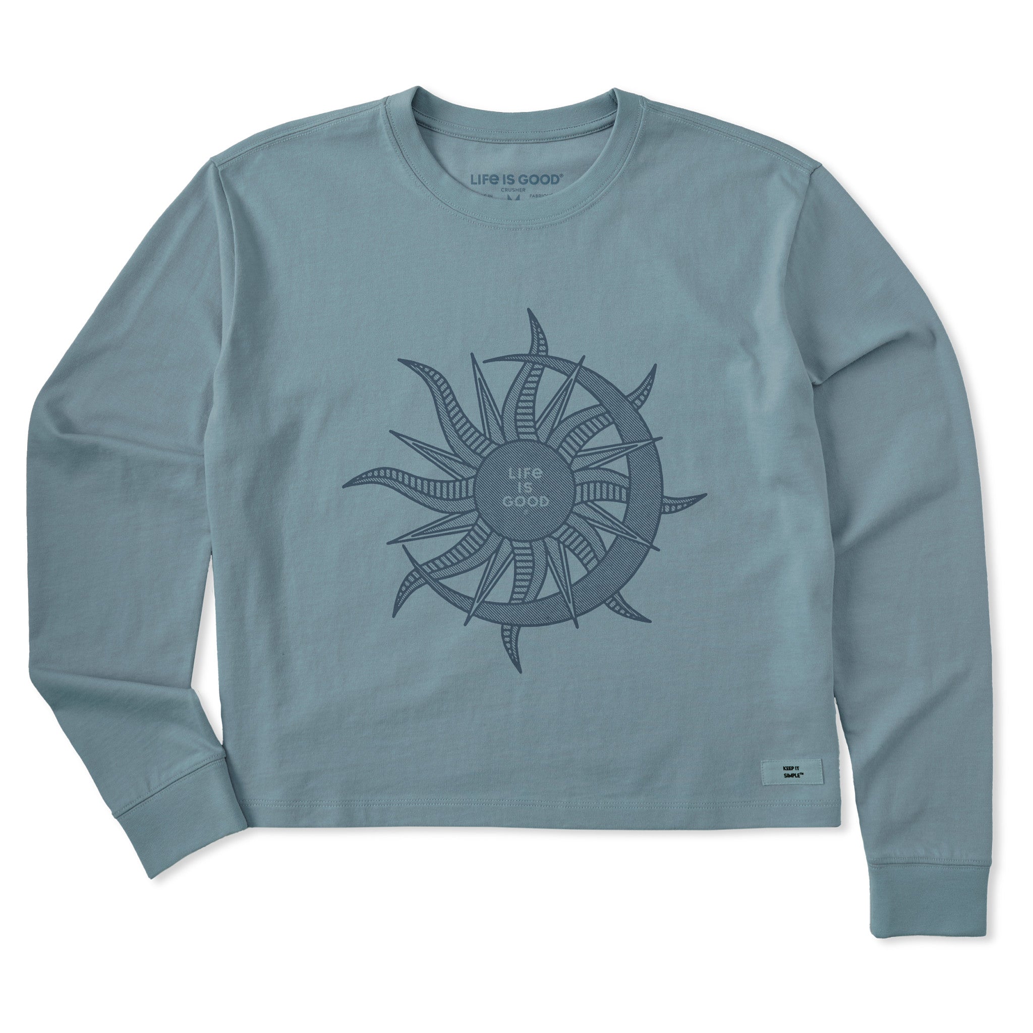 Women's Lunar Sun Long Sleeve Crusher Boxy Tee
