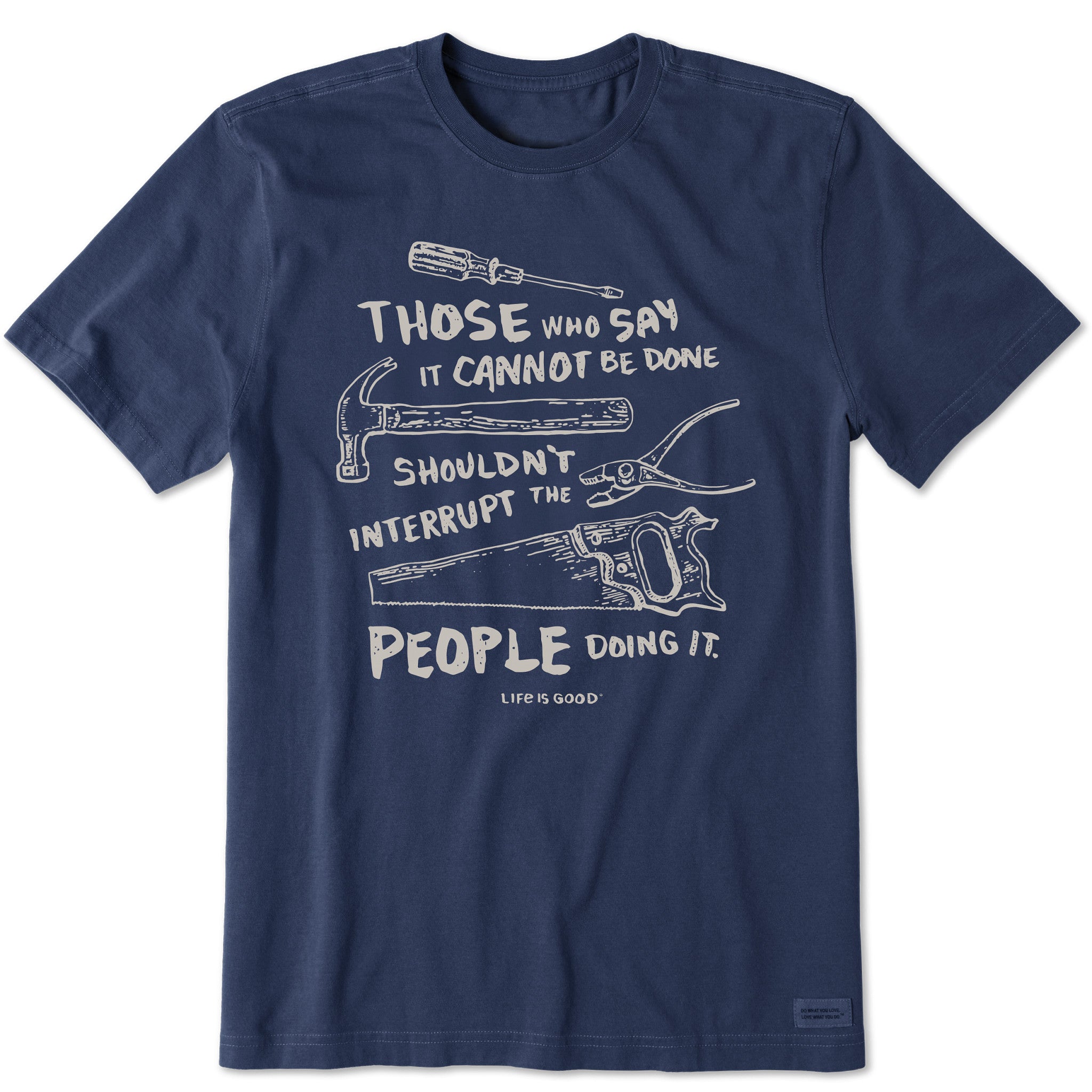Men's Don't Interrupt - Tools Short Sleeve Crusher Tee